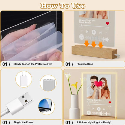 Personalized Music Memory Plaque