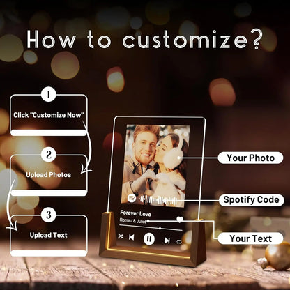 Personalized Music Memory Plaque